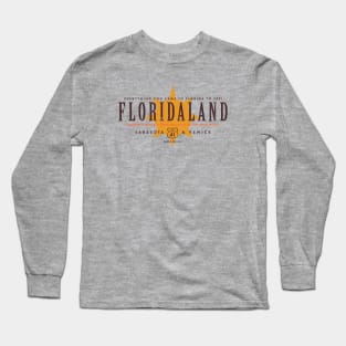 Sarasota Florida - Vintage Floridaland Long Sleeve T-Shirt